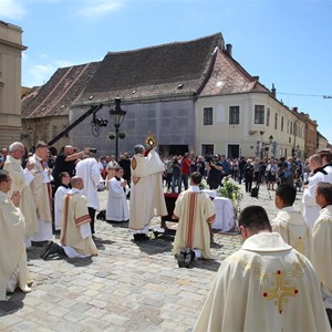 Nadbiskup Kutleša predvodio misno slavlje prigodom proslave svetkovine Tijelova i Dana državnosti Republike Hrvatske